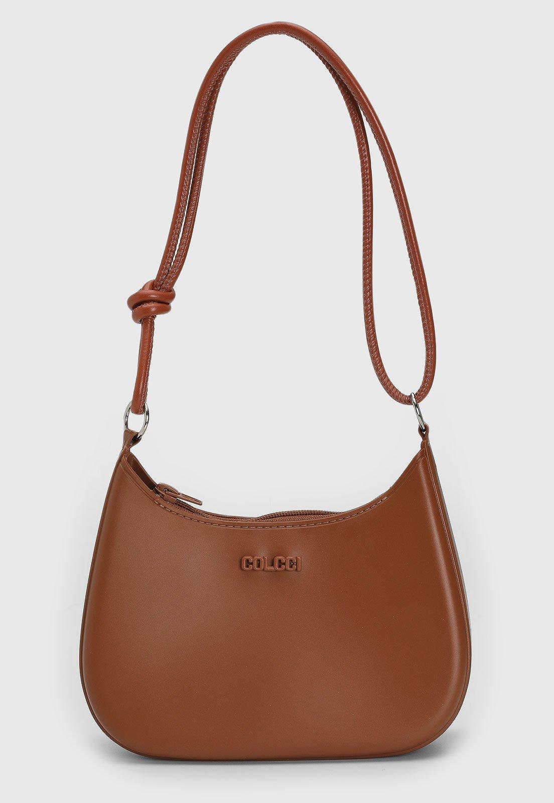 Bolsa Tiracolo Feminina Colcci Logo Marrom