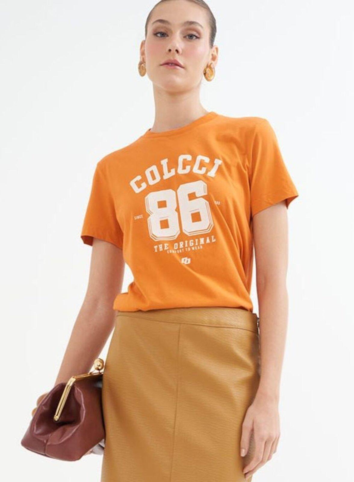 Camiseta Colcci Laranja Pitanga