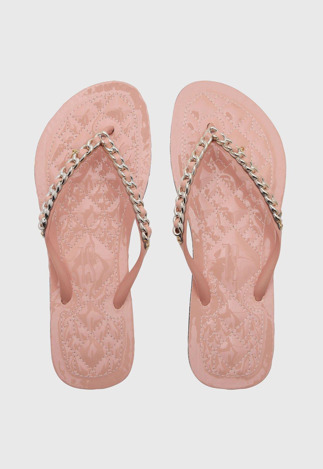 Chinelo Feminino Santa Lolla Corrente Rosa