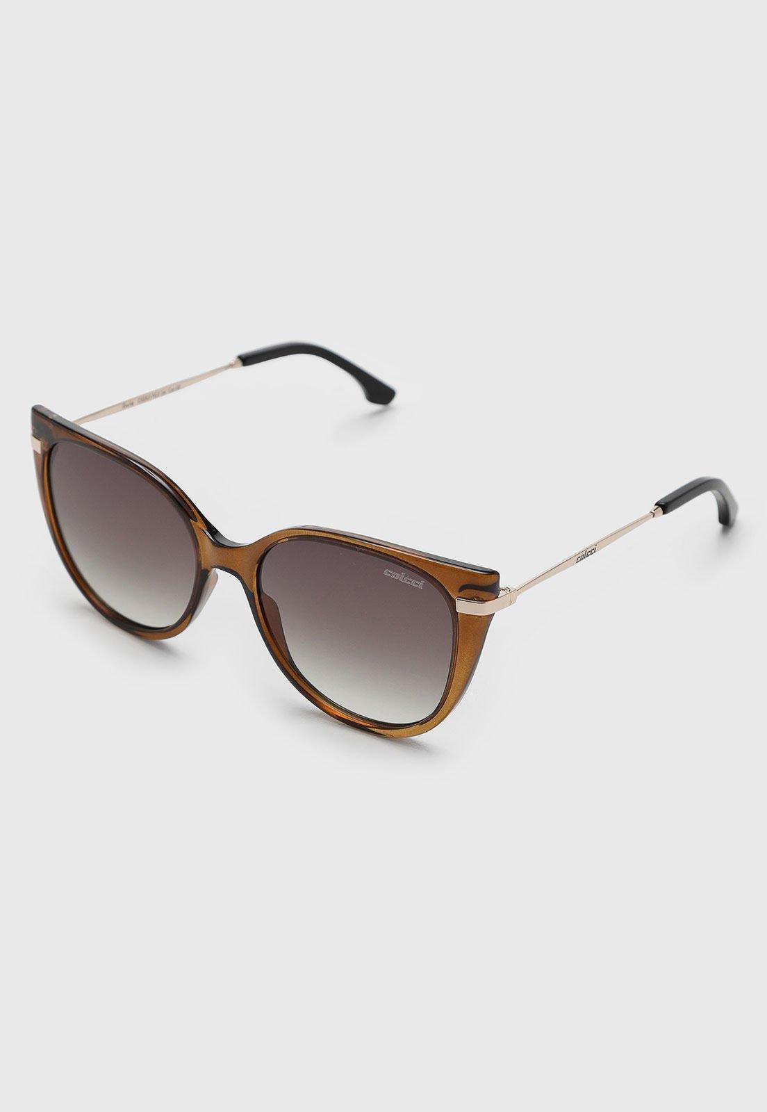 Óculos Feminino Colcci Marrom Translúcido