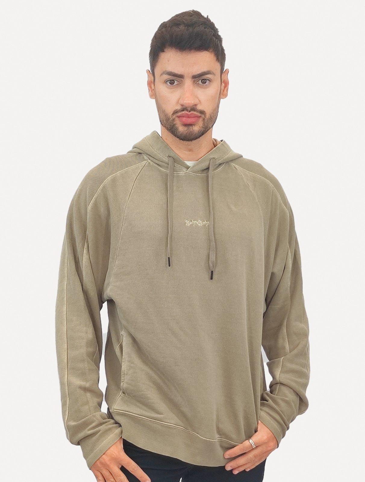 Moletom John John Masculino Regular Hoodie Riviera Stoned Cáqui