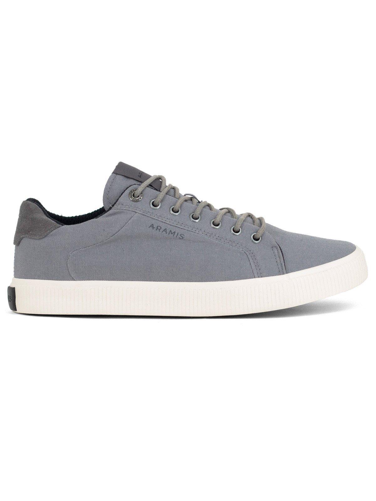 Tênis Masculino Aramis Casual Easy Wood Flexível Confortável Com Cadarço Costurado Cinza