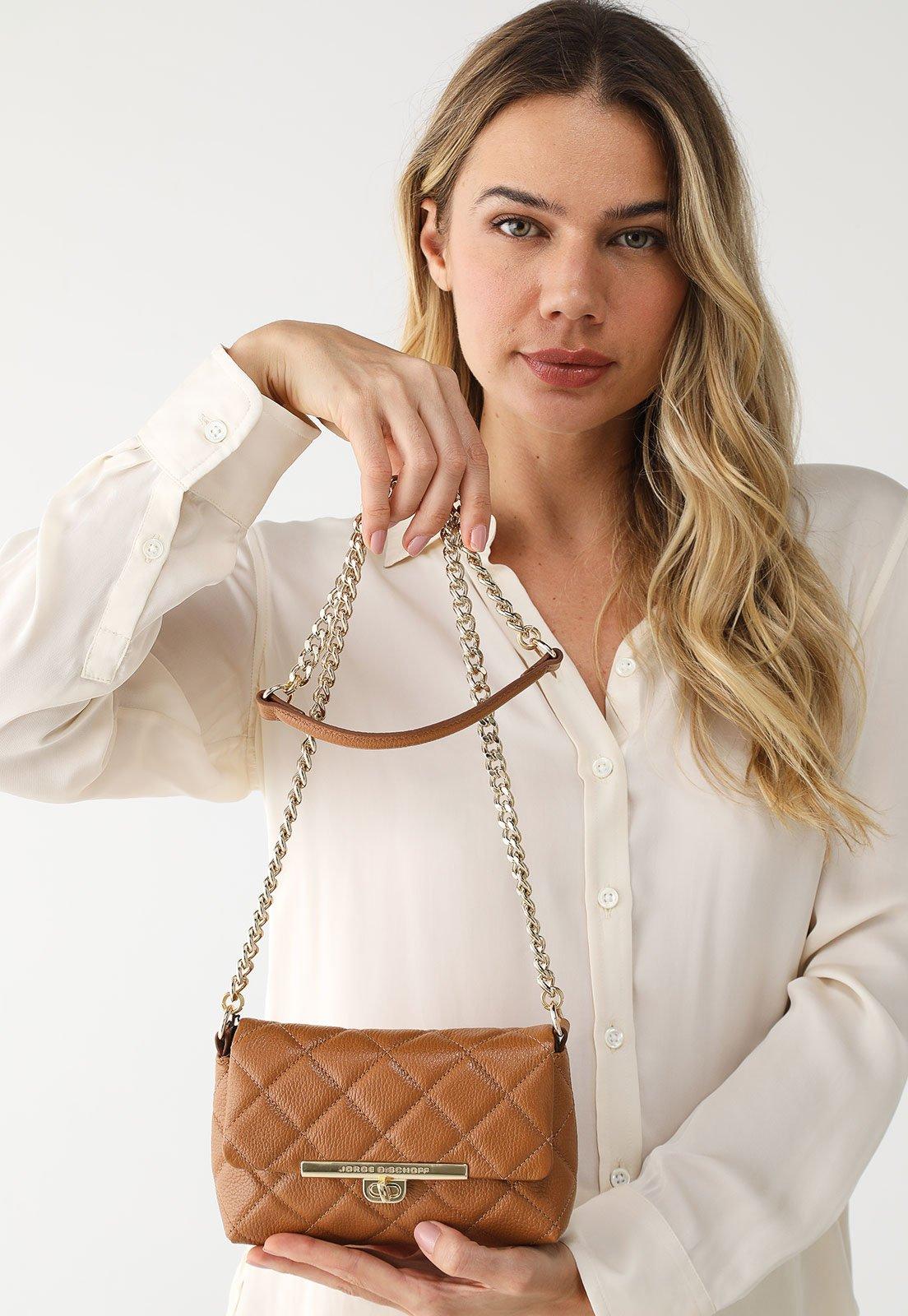 Bolsa Tiracolo Jorge Bischoff Caramelo