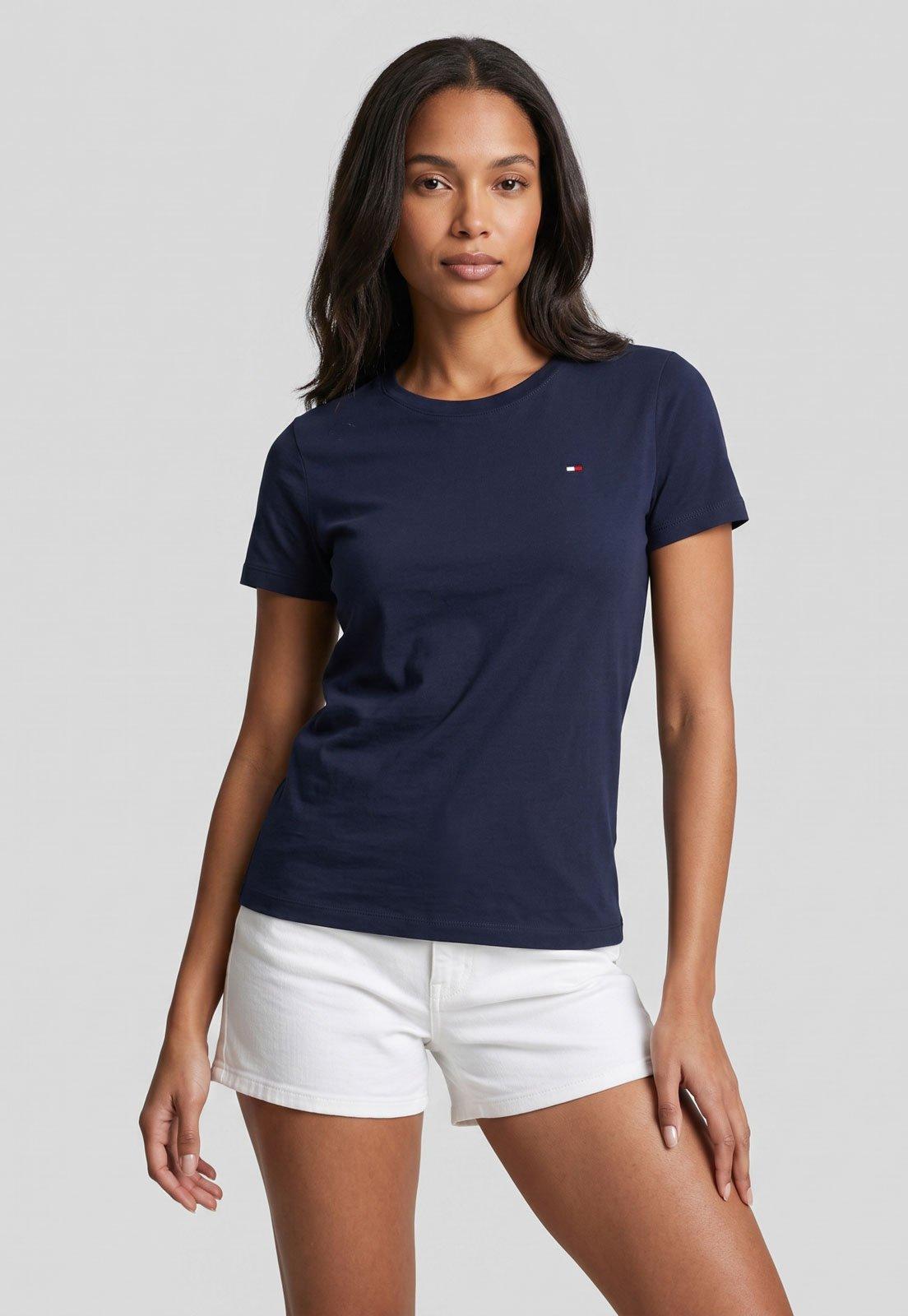 Camiseta Masculina Tommy Hilfiger Heritage Marinho