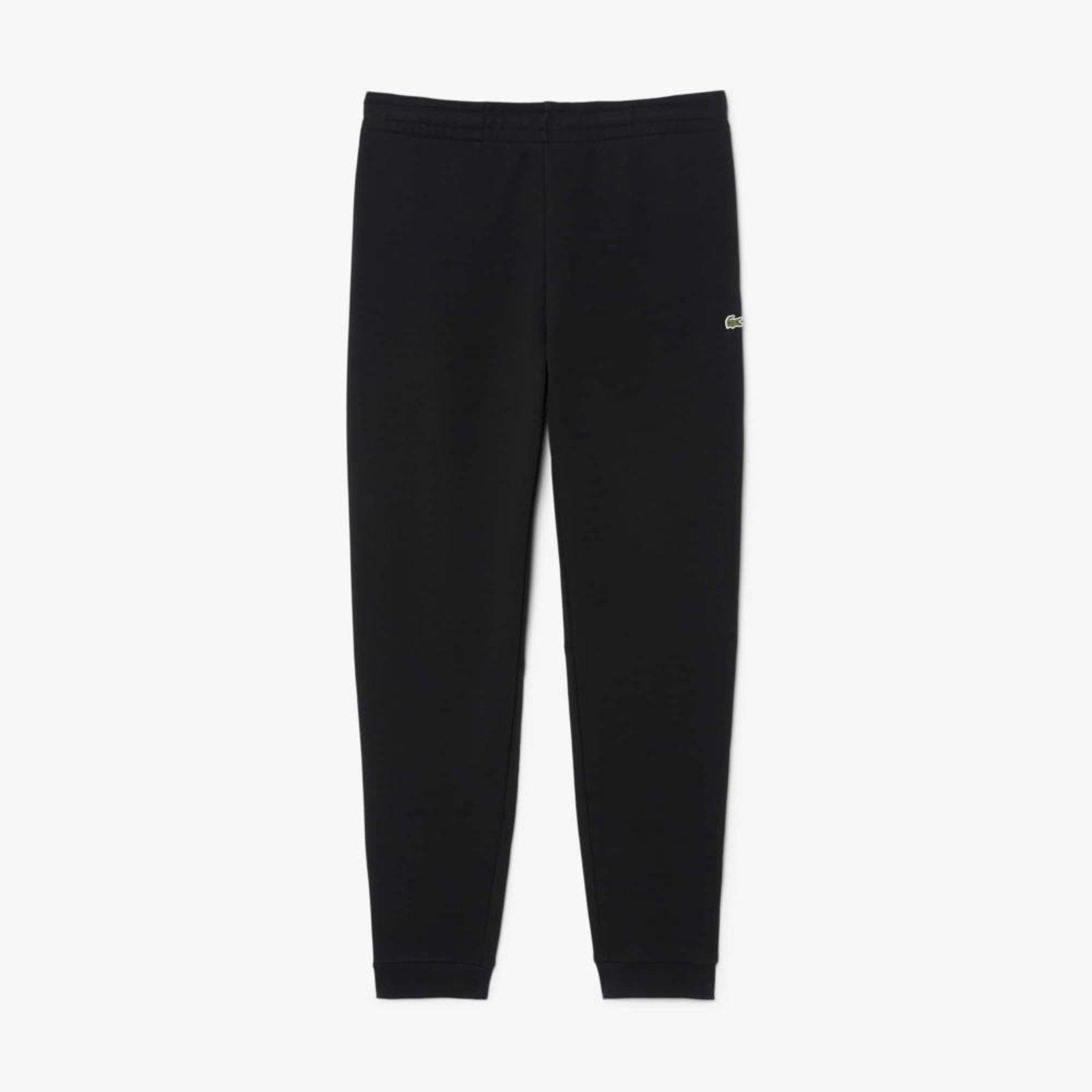 Calça Esportiva Masculina de Moletom não Escovado em Modelagem Tapered Preto