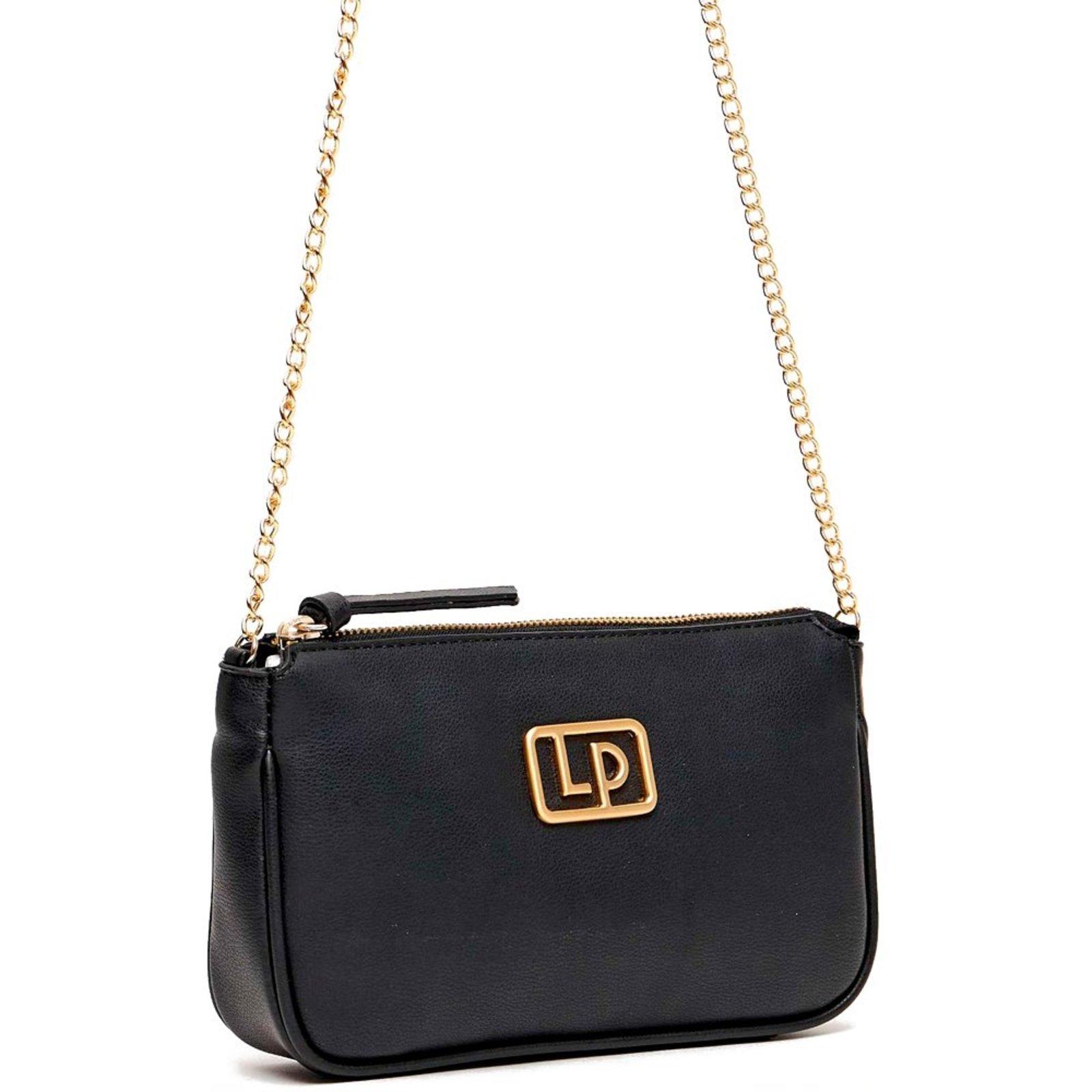 Bolsa Crossbody Lança Perfume Metal Ve25 Preto Feminino