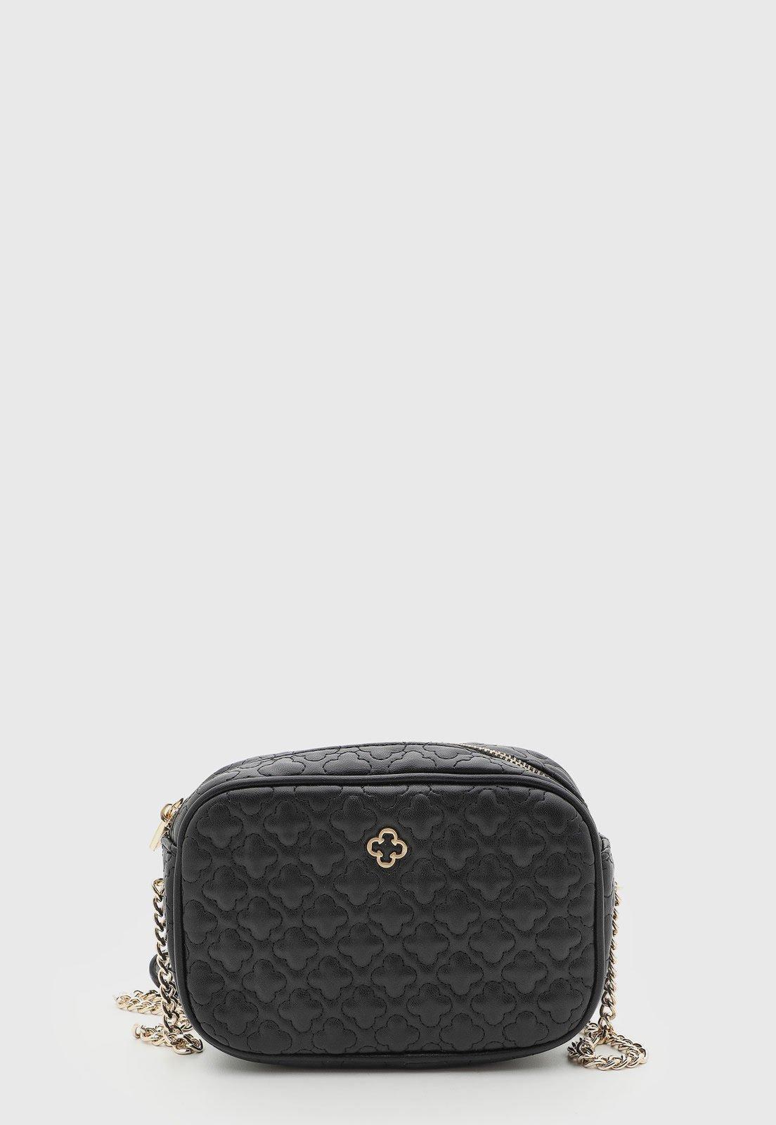 Bolsa Feminina Capodarte Alça Corrente Preta