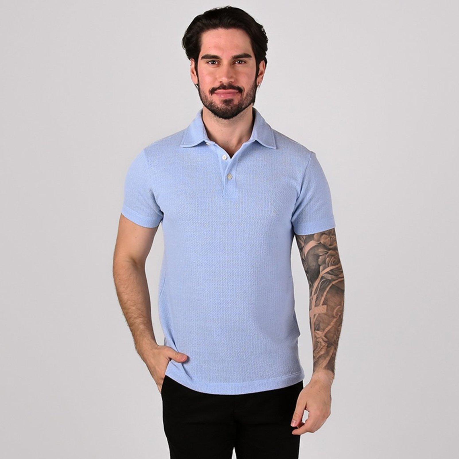 Camisa Polo Aramis Tricot Azul