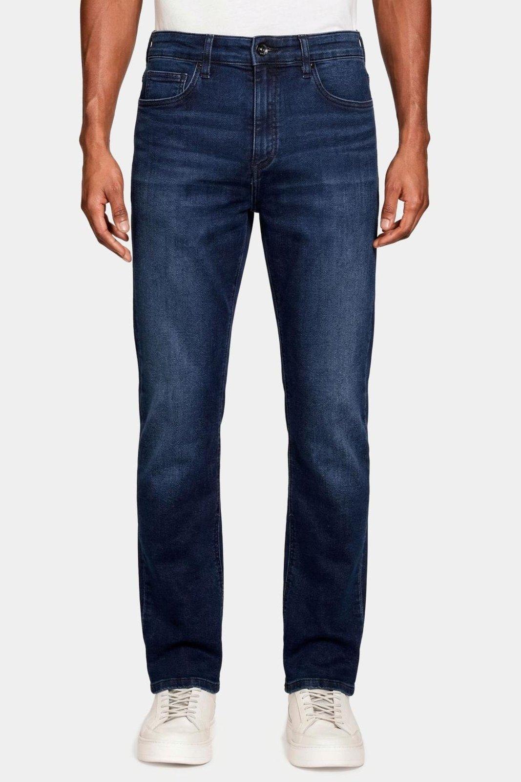 Calça Aramis Jeans Regular Especial Knit Azul Escuro