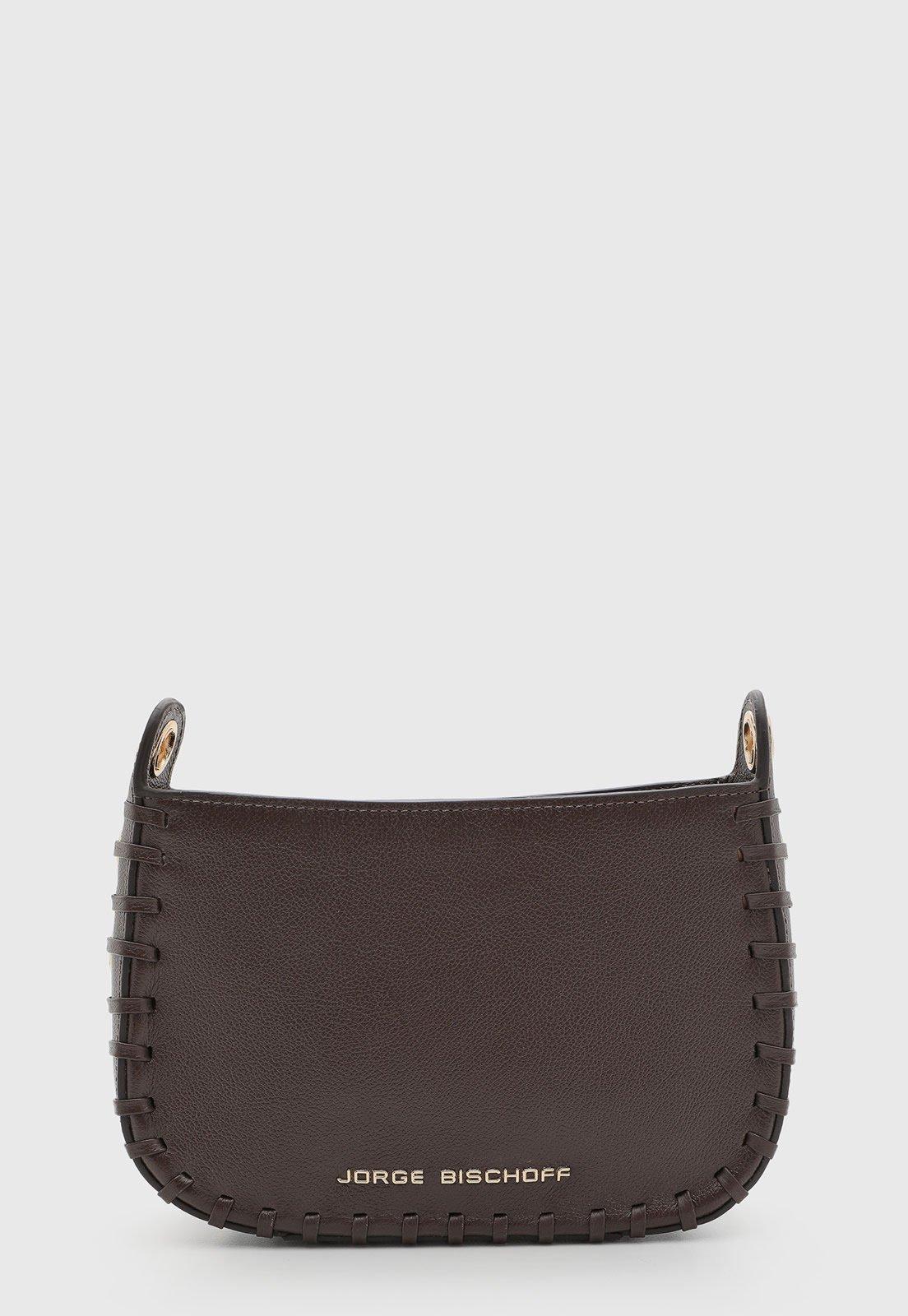 Bolsa Feminina Jorge Bischoff Couro Marrom