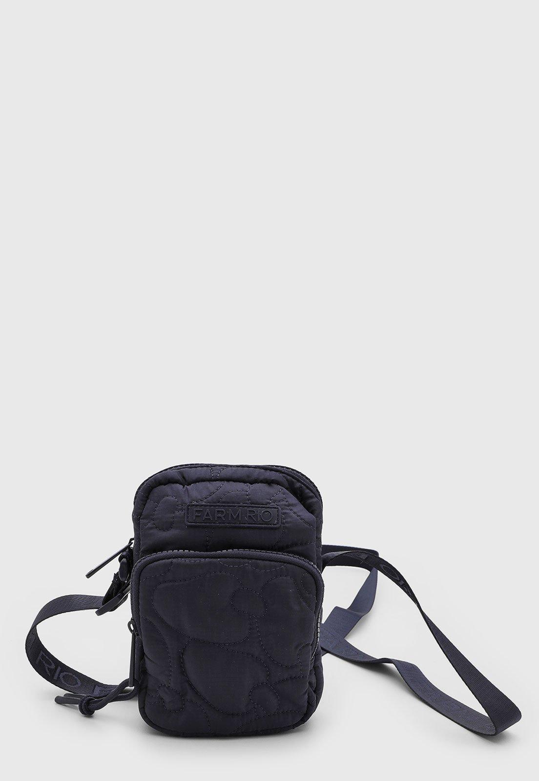 Bolsa Feminina FARM Acolchoada Azul Marinho