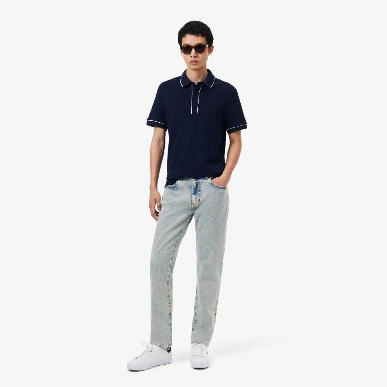 Calça Jeans Slim Fit Indigo com 5 Bolsos Azul - 44 Azul