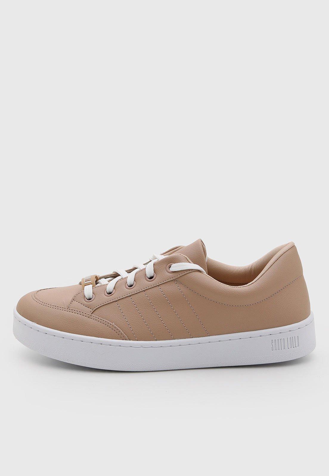 Tênis Feminino Santa Lolla Cano Baixo Bege