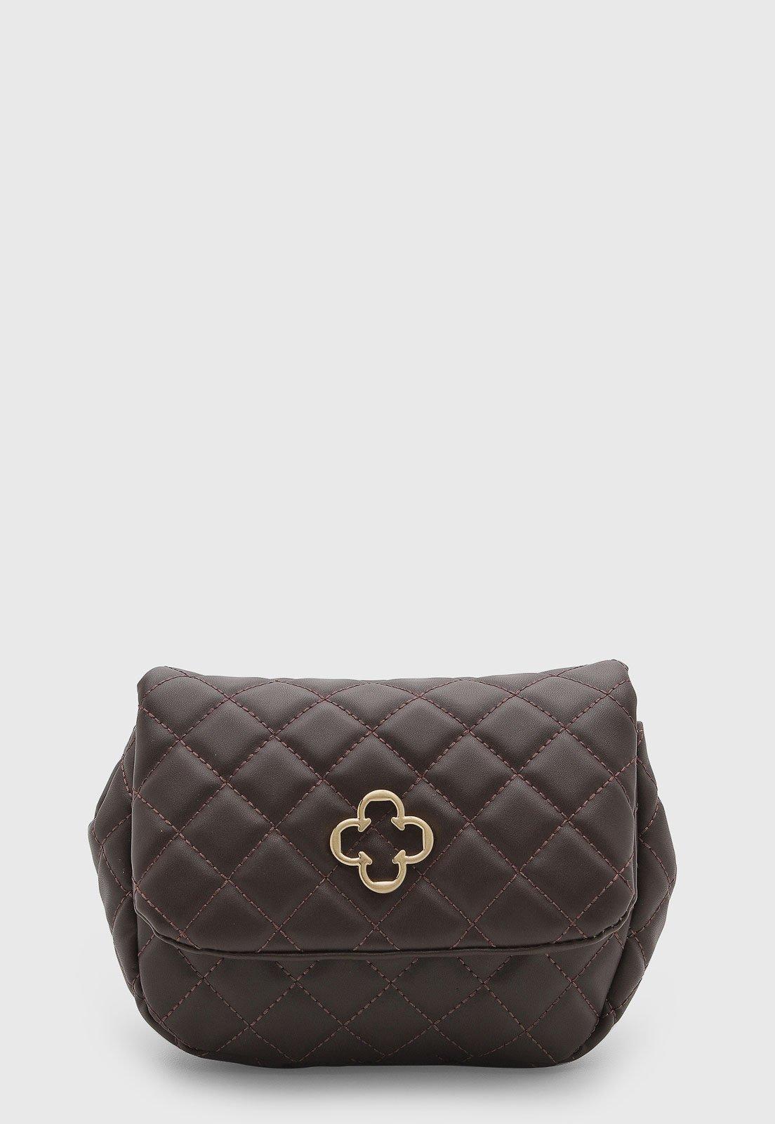 Bolsa Capodarte Matelassê Marrom
