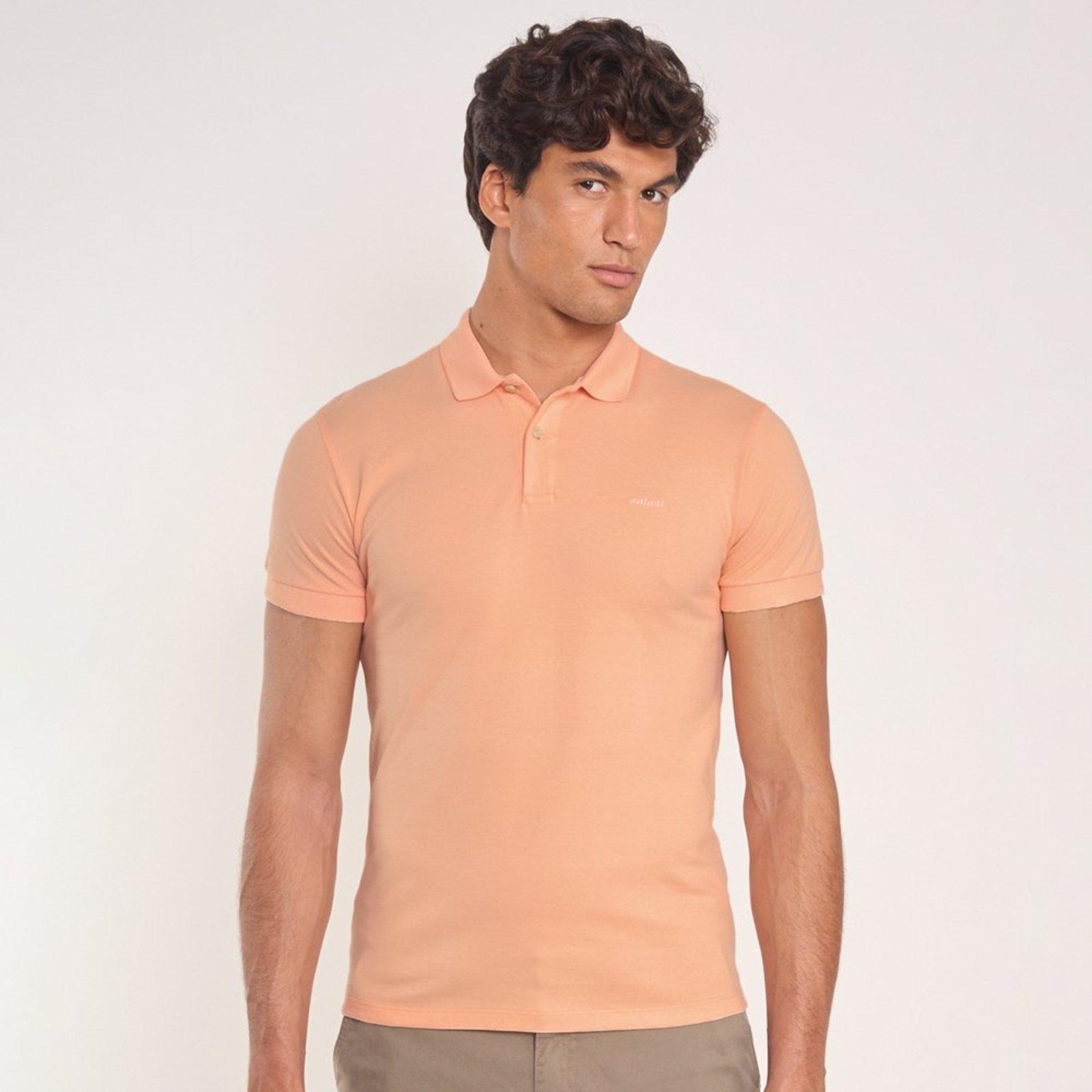 Camisa Polo Colcci Piquet Basic In26 Rosa Masculino