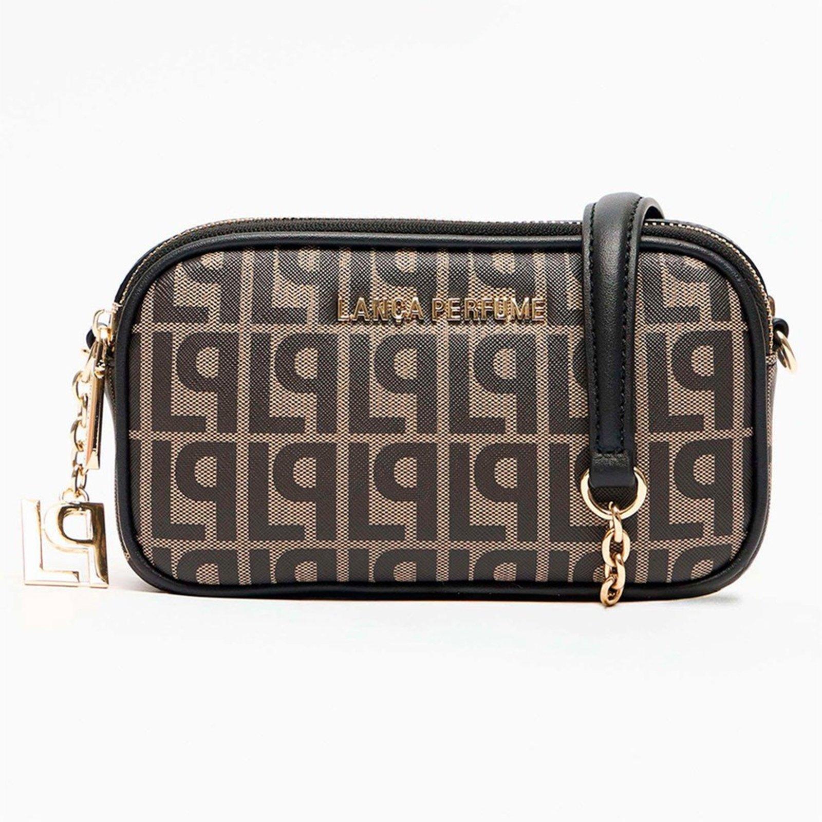 Bolsa Crossbody Lança Perfume Monograma Ve27 Preto Feminino
