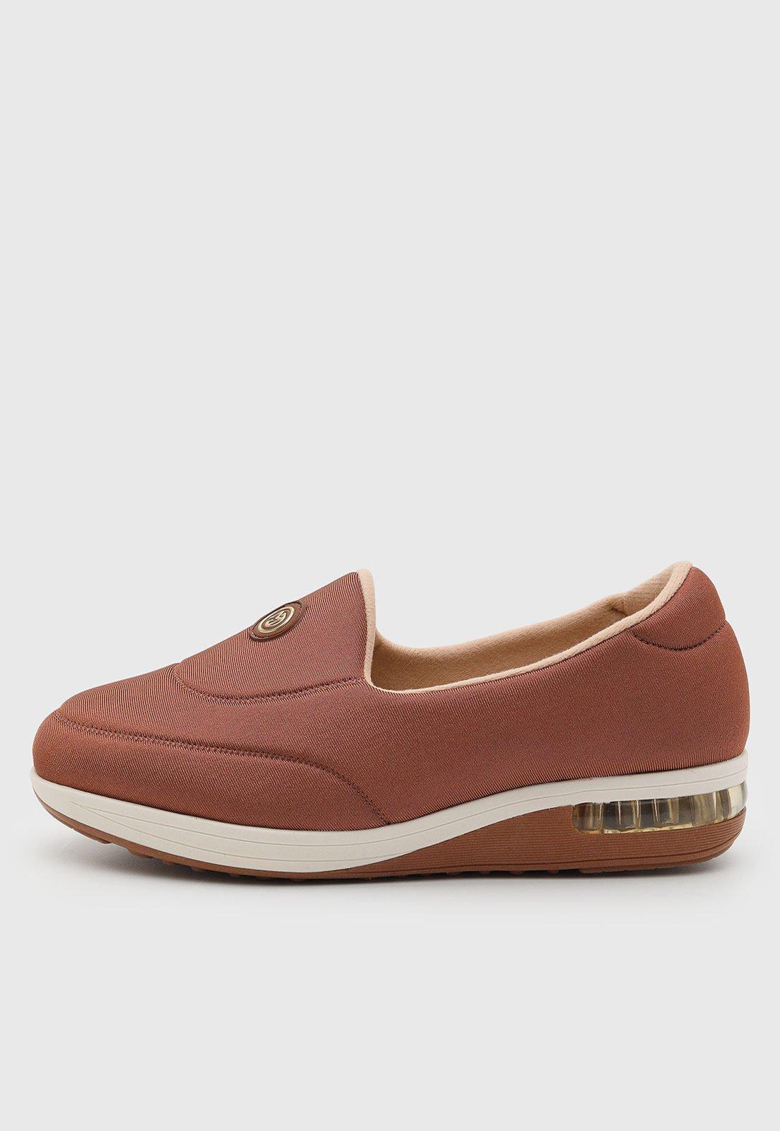 Tênis Feminino Vizzano Slip On Nude