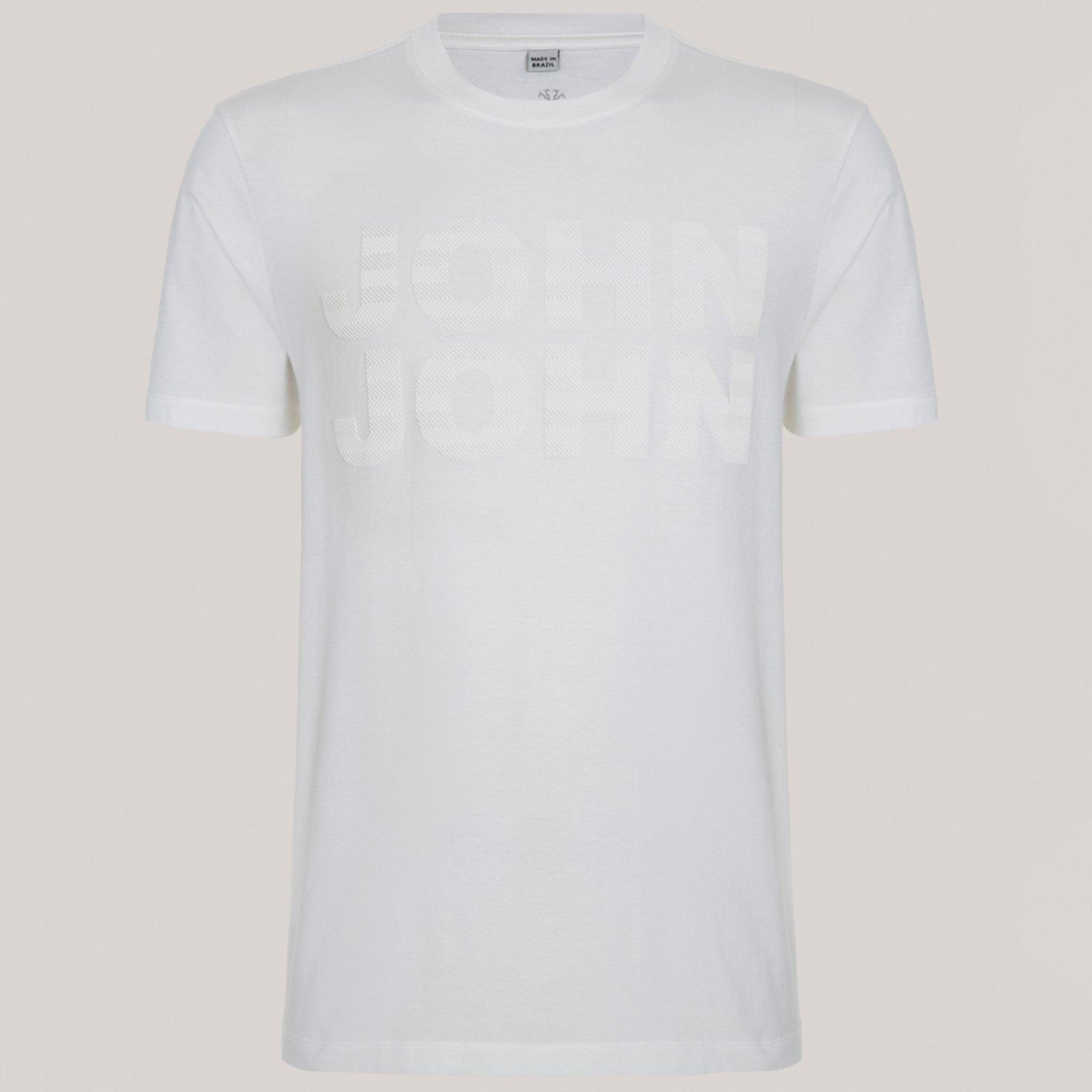 Camiseta John John Regular Zigzag In25 Branco Masculino