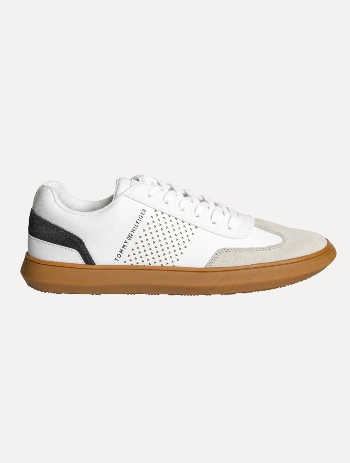 Tênis Tommy Hilfiger Masculino Couro Daniel 23 Branco