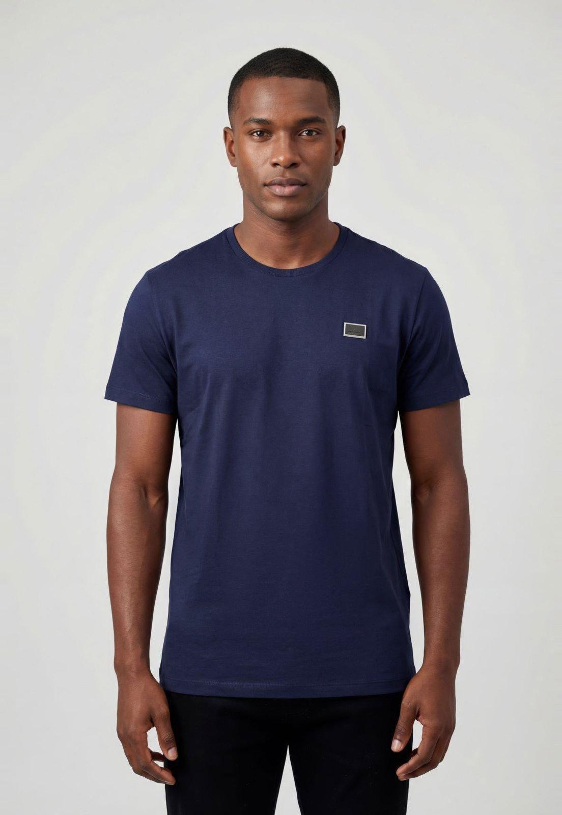Camiseta Masculina Colcci Logo Azul Marinho
