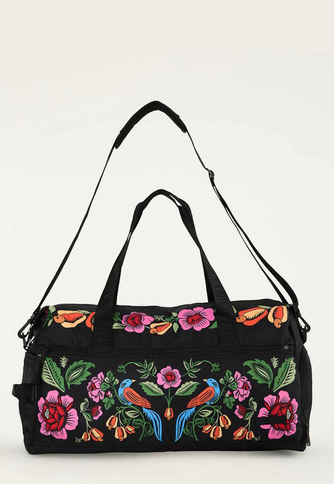 Bolsa Feminina FARM Estampa Floral Preta