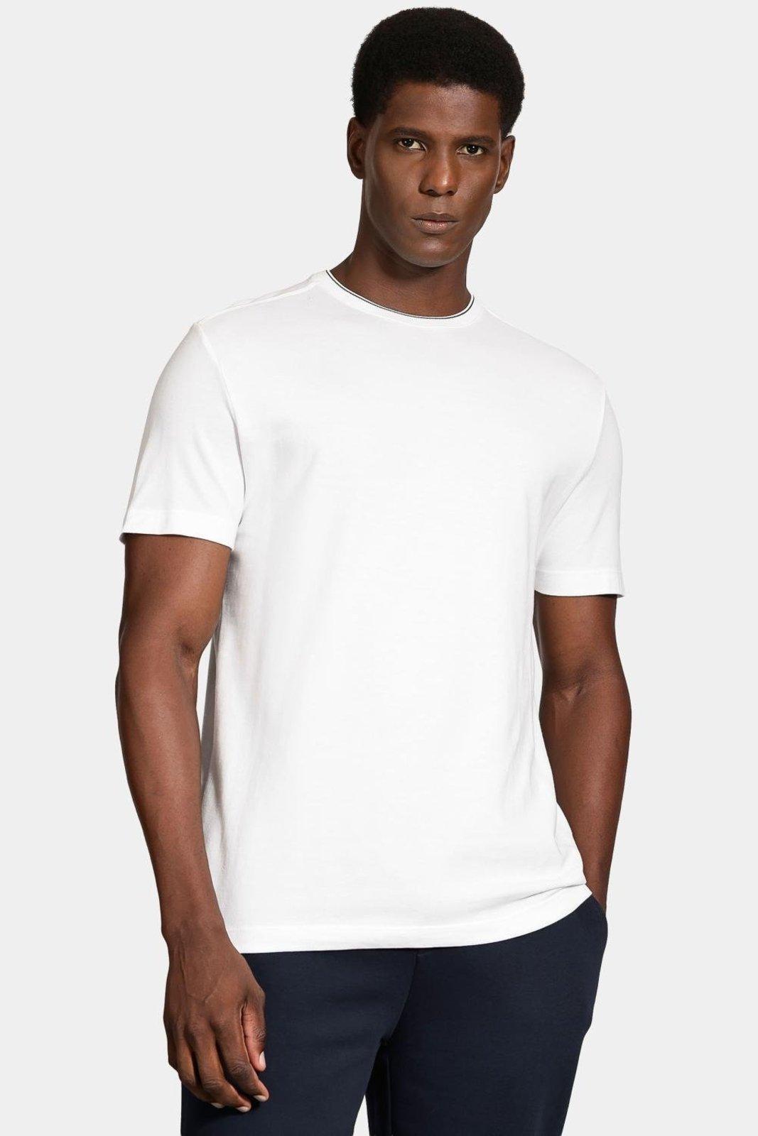 Camiseta Aramis Manga Curta Friso Gola