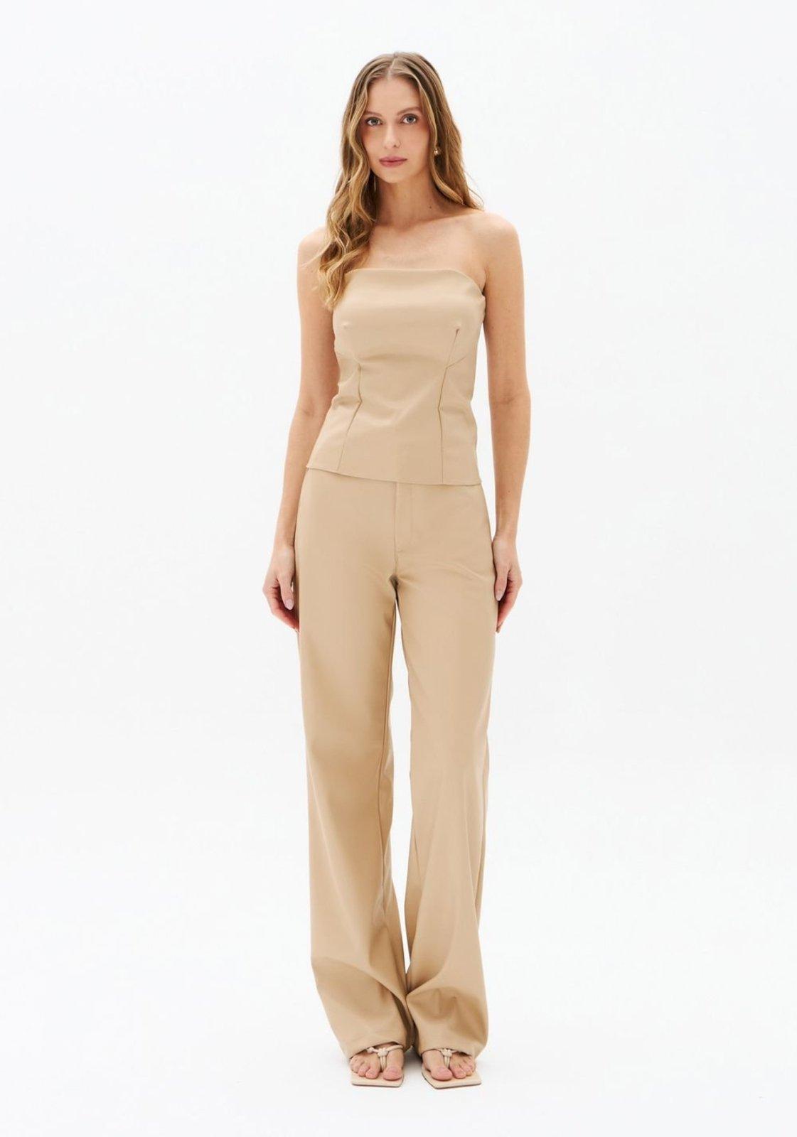 Calça Full Length Cintura Média Lança Perfume