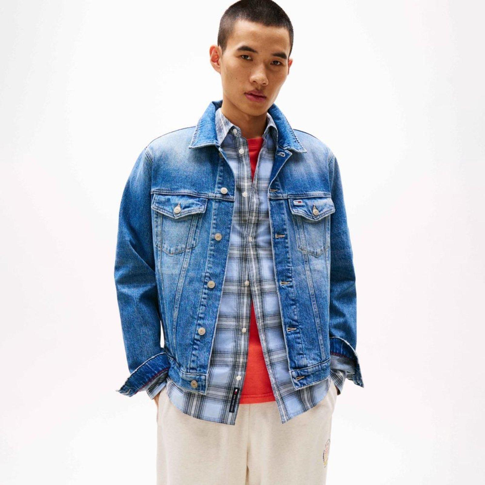 Jaqueta Jeans Brasão Tommy Jeans - EEG