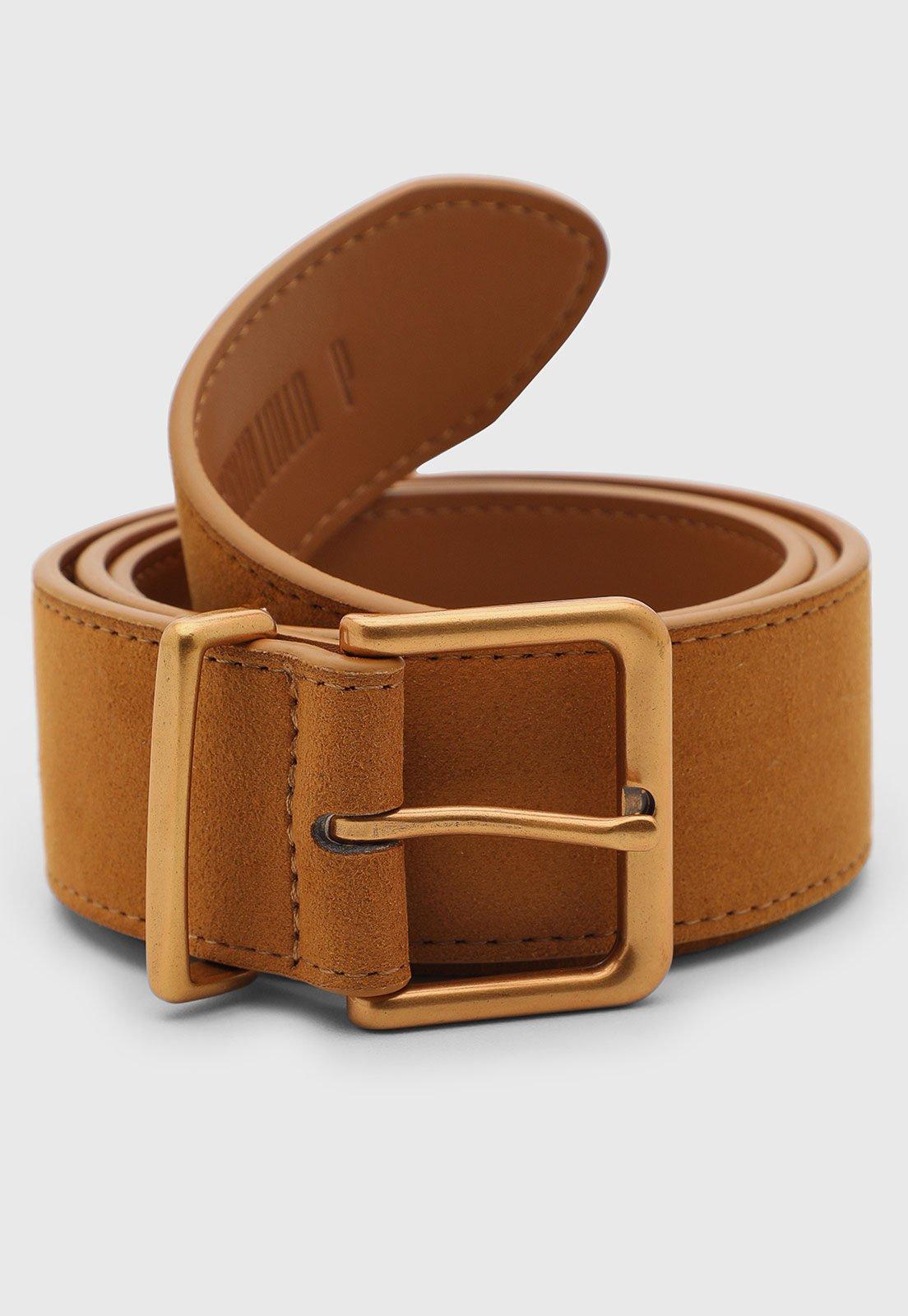 Cinto Feminino Santa Lolla Fivela de Metal Caramelo