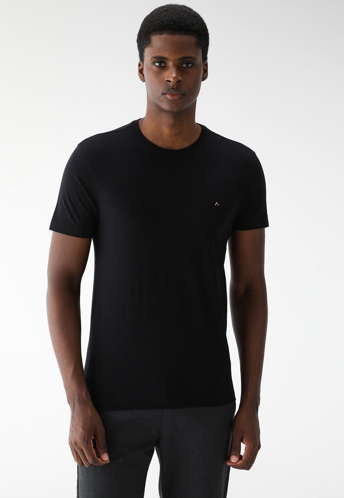 Camiseta Aramis Regular Mini Icon Preta