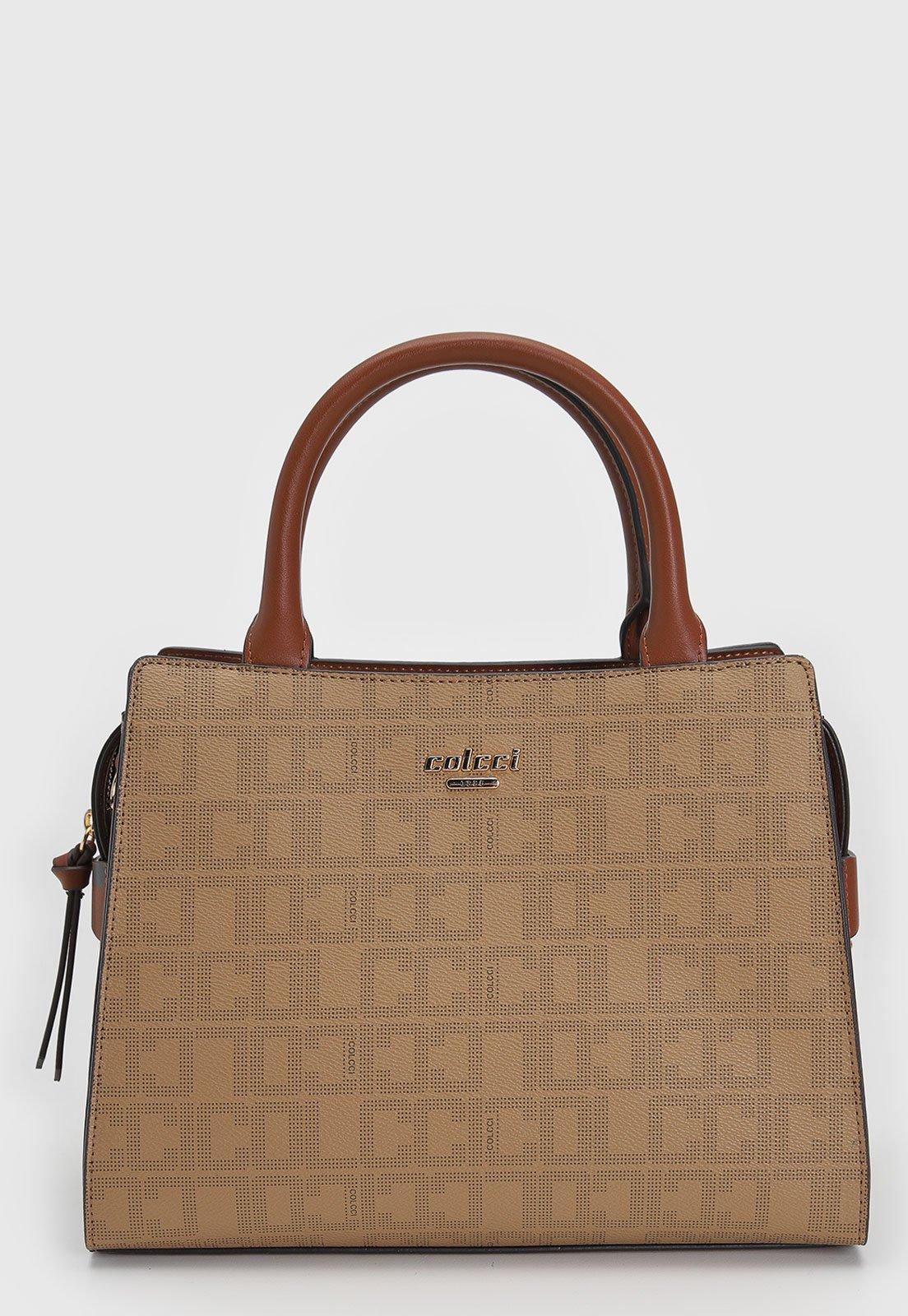 Bolsa Colcci Monograma Bege