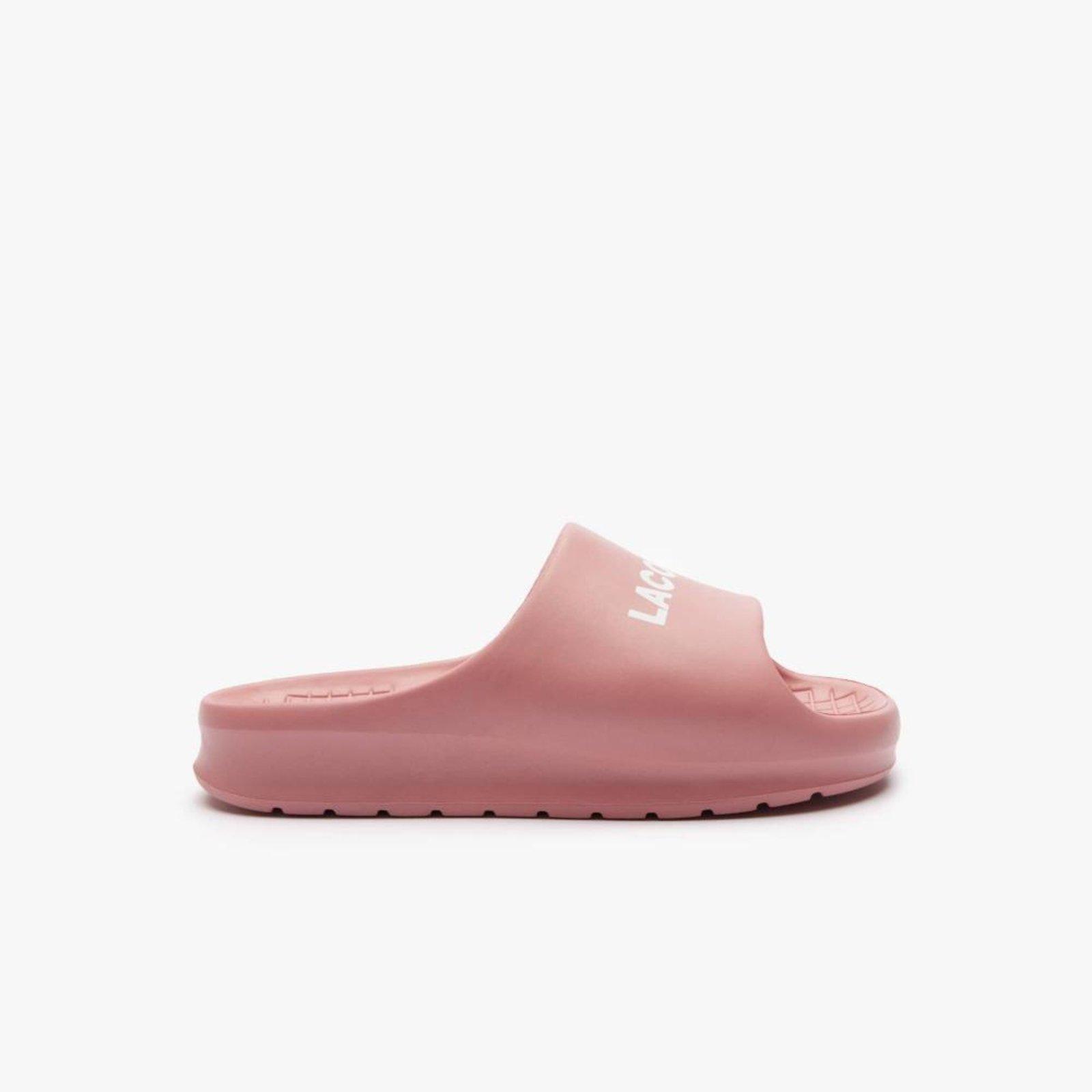 Chinelo feminino Lacoste Slide Serve 2.0 Rosa