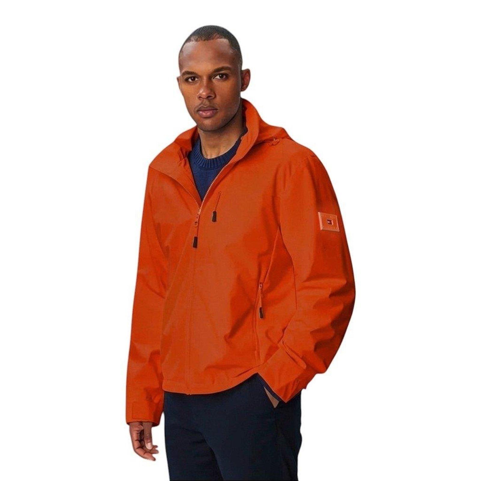Jaqueta Tommy Hilfiger Crew Laranja Masculino
