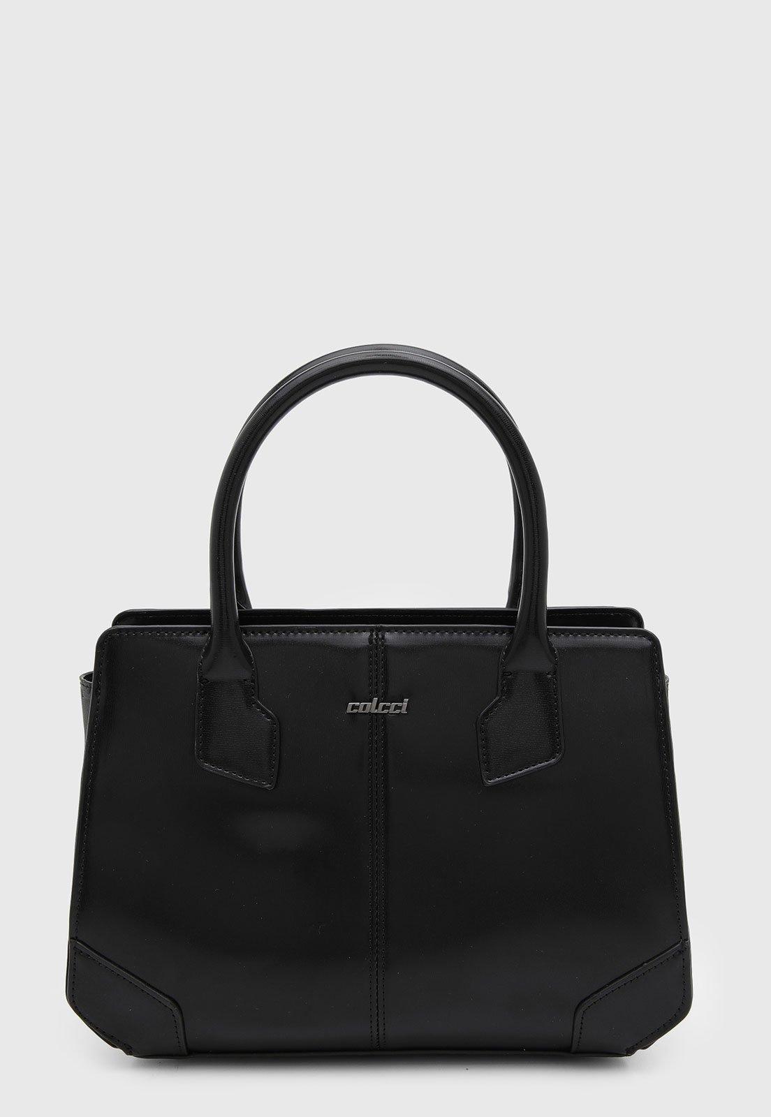 Bolsa Feminina Colcci Grande Estruturada Preta