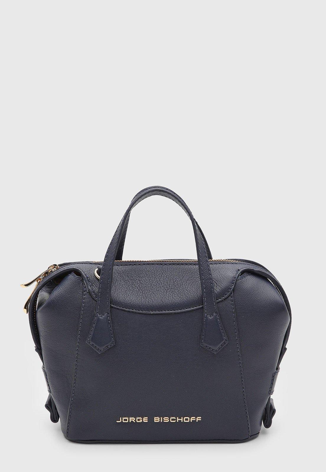Bolsa Feminina Jorge Bischoff Média Azul Marinho