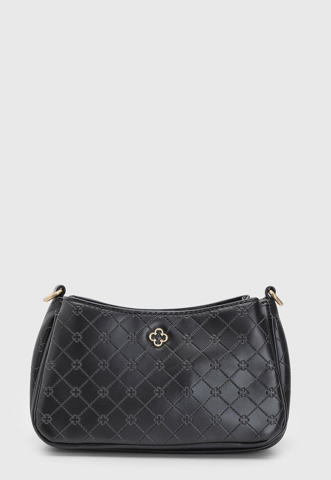 Bolsa Média Capodarte Matelassê Preta