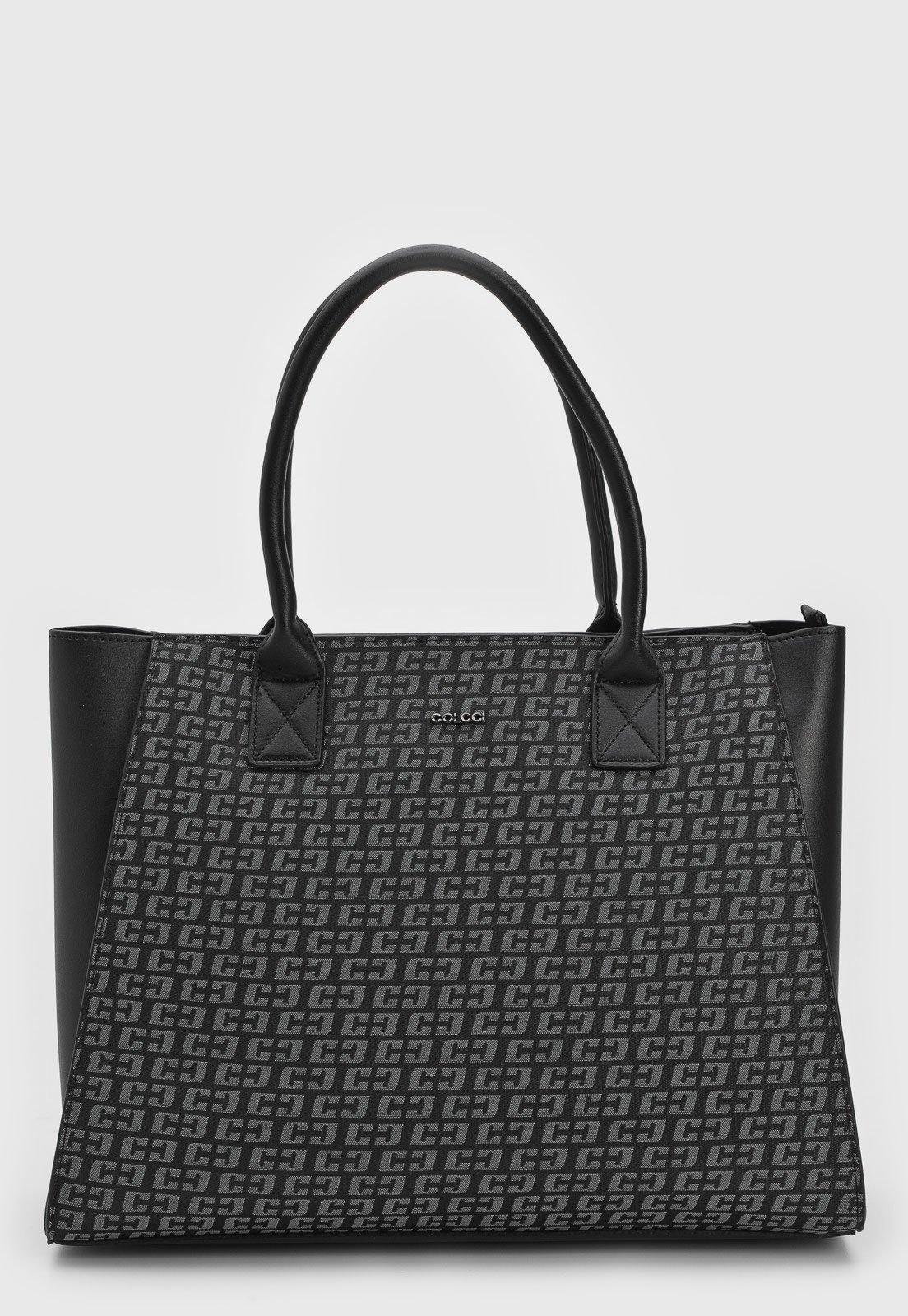 Bolsa Sacola Colcci Logomania Preta