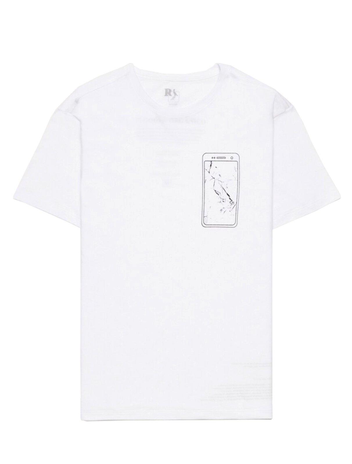 Camiseta Reserva Masculina Mirror Vj Branca