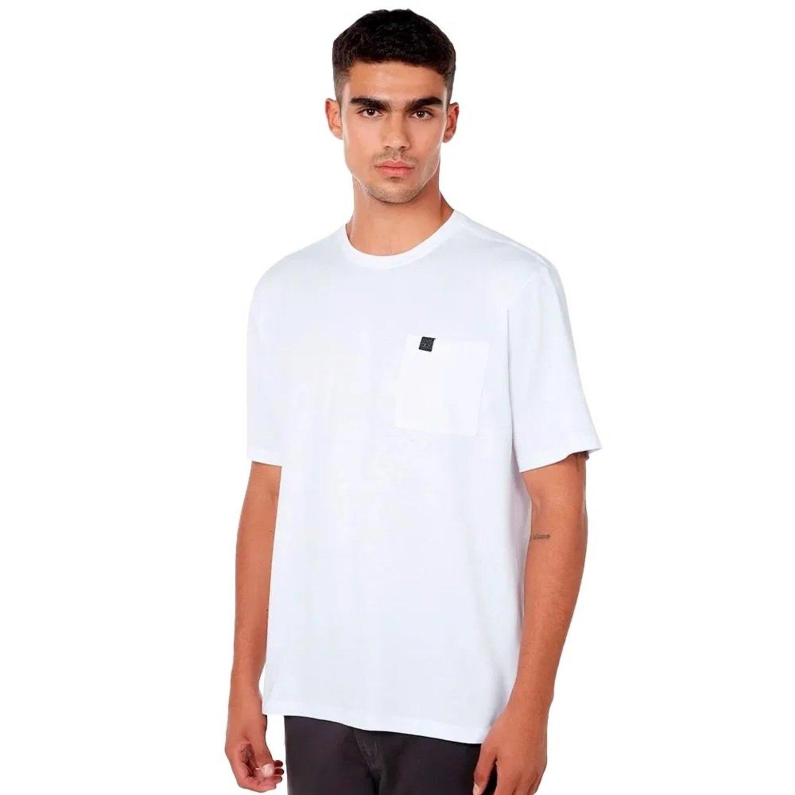 Camiseta John John Pocket In24 Branco Masculino