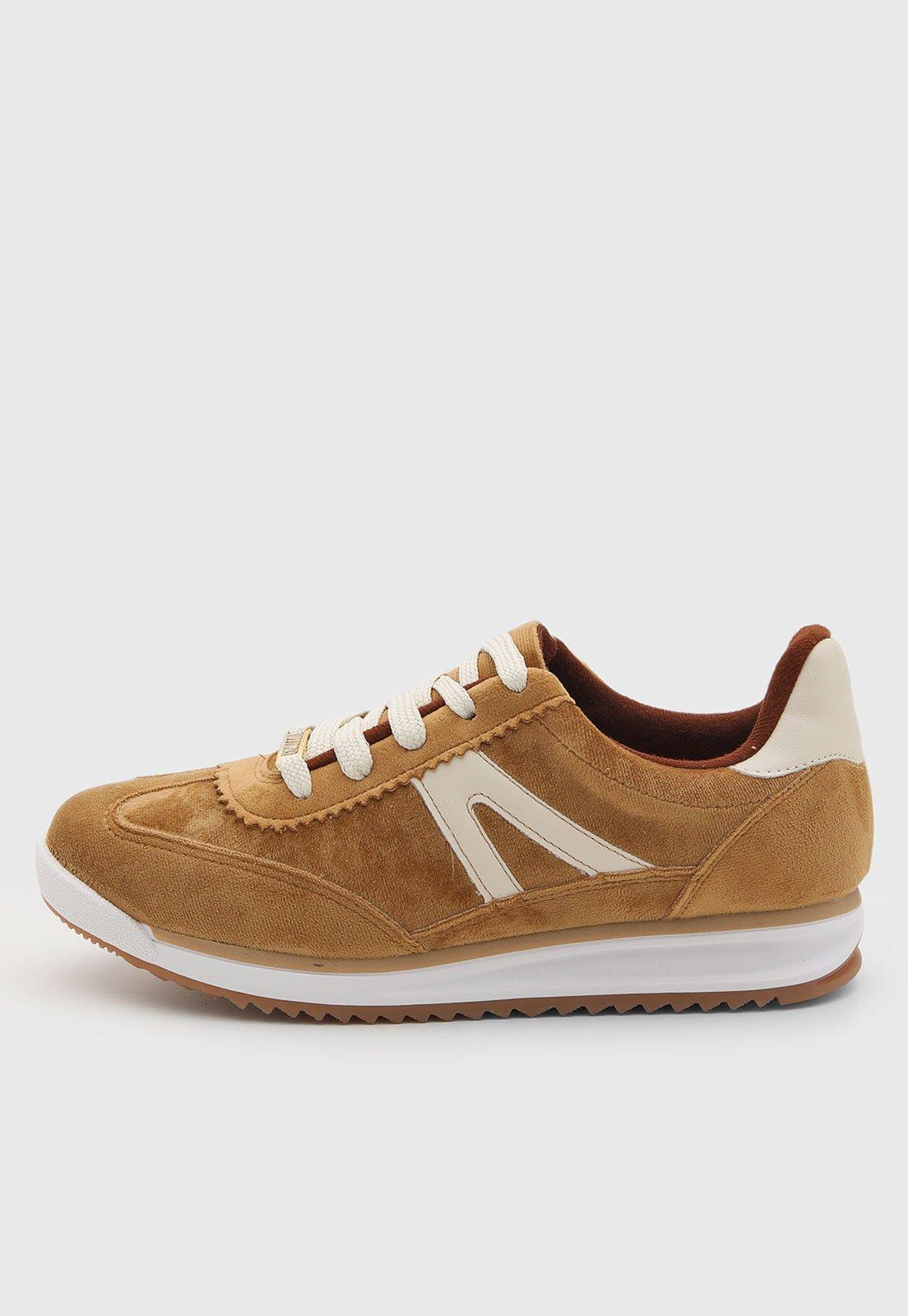 Tênis Feminino Vizzano Cano Baixo Caramelo