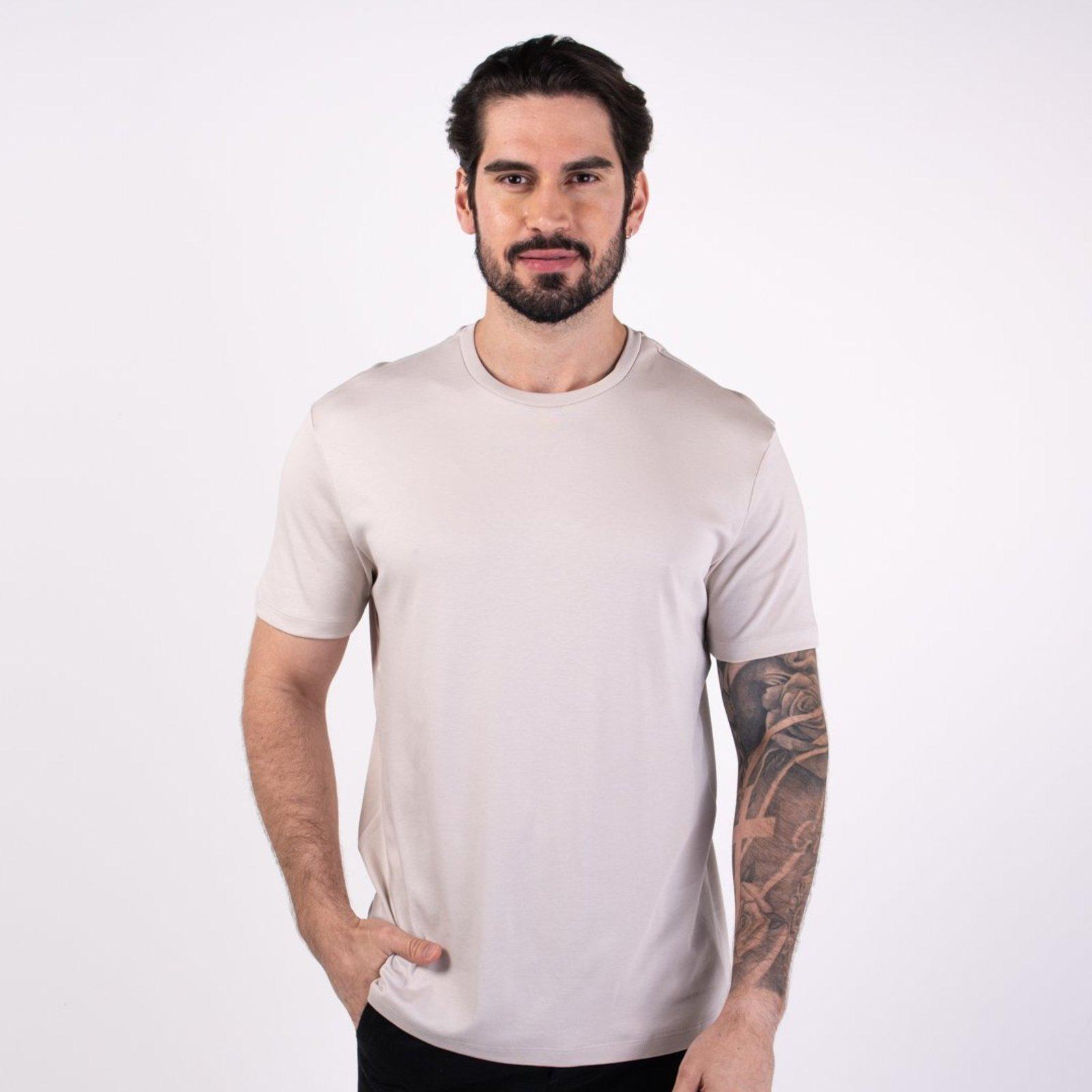 Camiseta Oficina Reserva Pima Premium Bege Claro