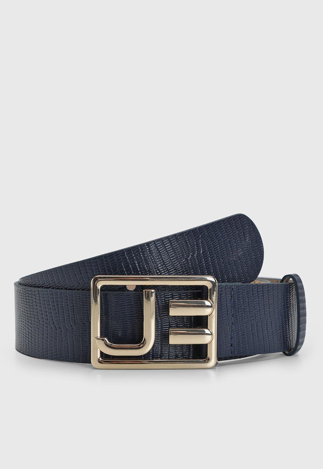 Cinto Feminino Jorge Bischoff Lezard Azul Marinho