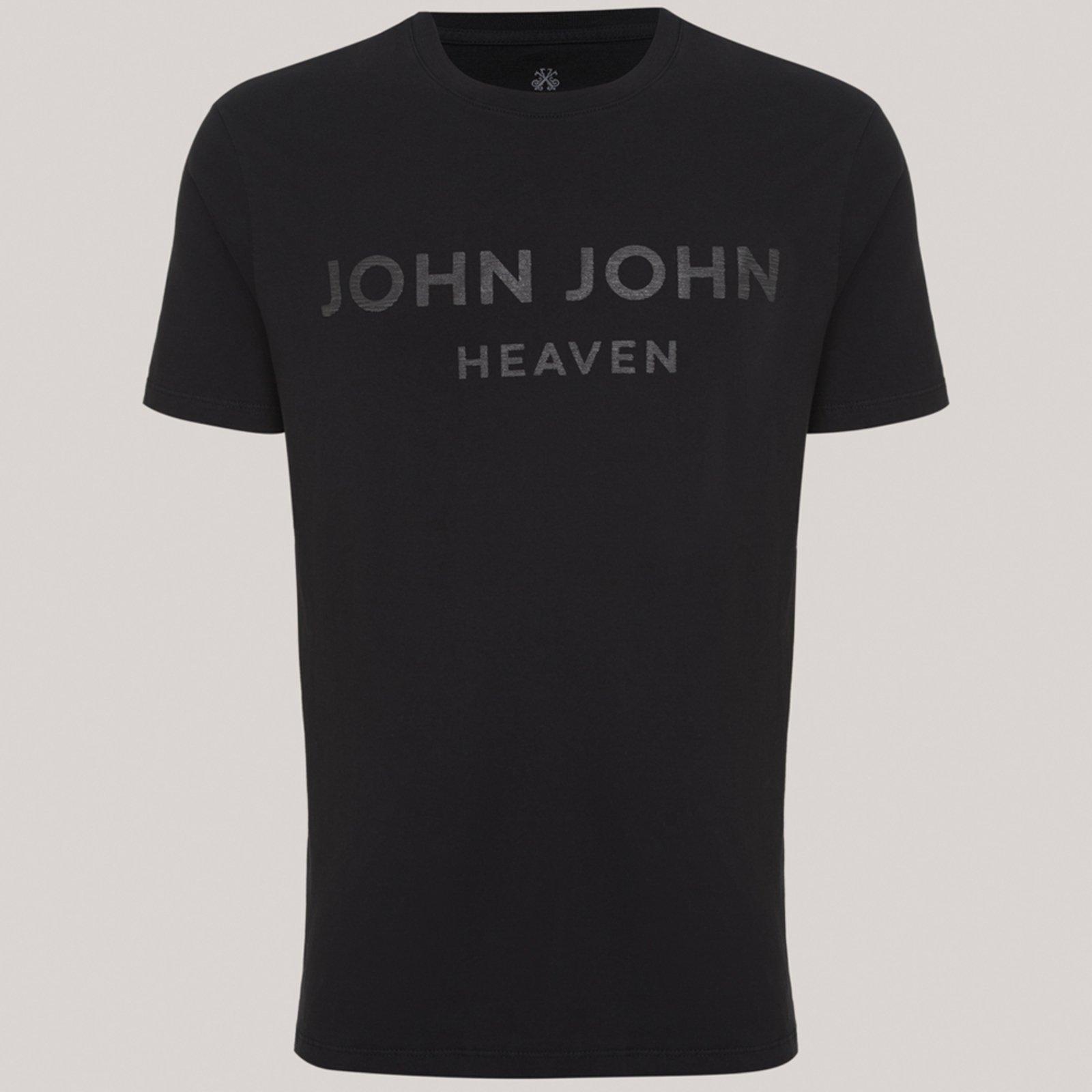 Camiseta John John 2000s Ve26 Preto Masculino