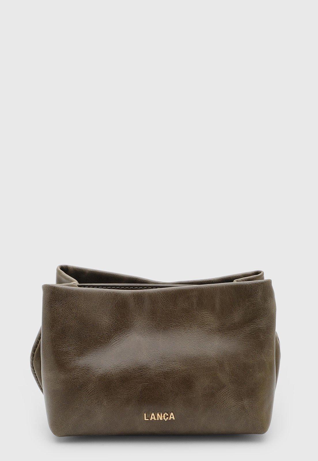 Bolsa Feminina Lança Perfume Couro Marrom