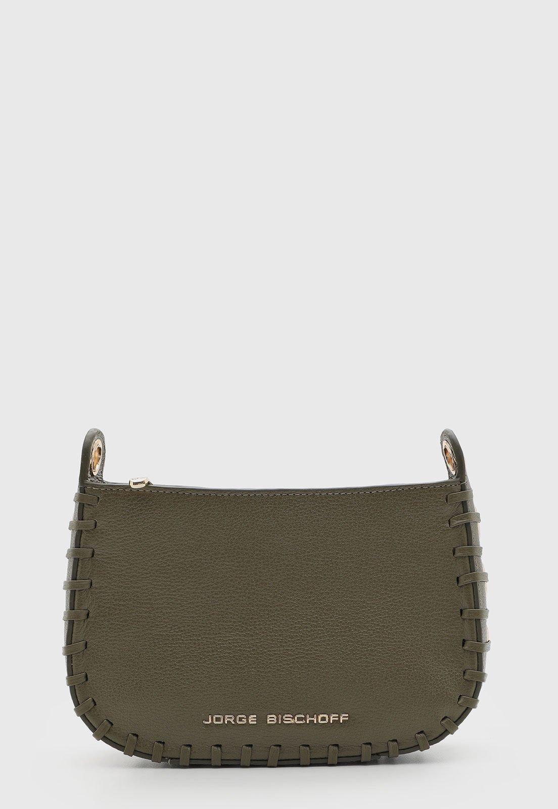 Bolsa Feminina Jorge Bischoff Couro Verde