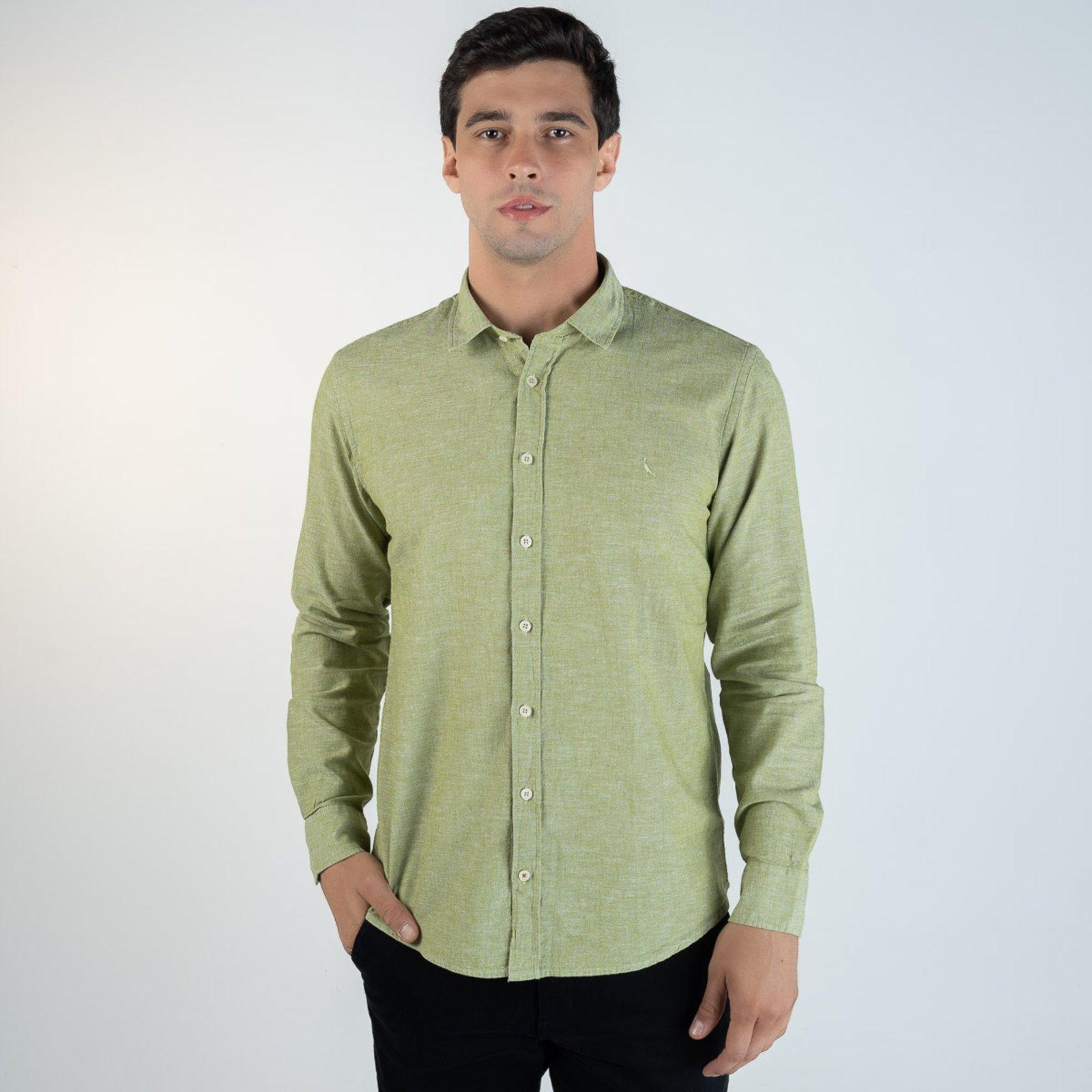 Camisa Reserva Linho Verde