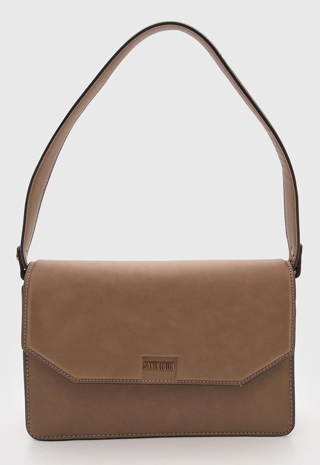 Bolsa Feminina Santa Lolla Estruturada Bege