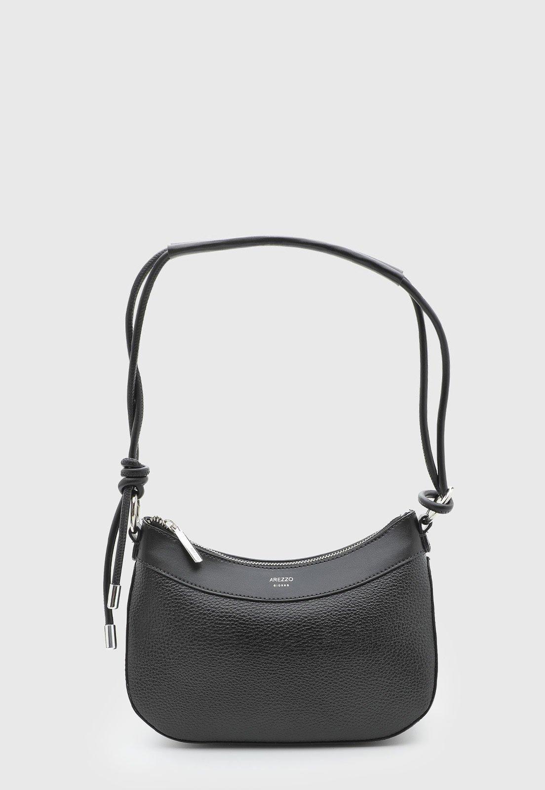 Bolsa Feminina Arezzo Média Curvilínea Preta