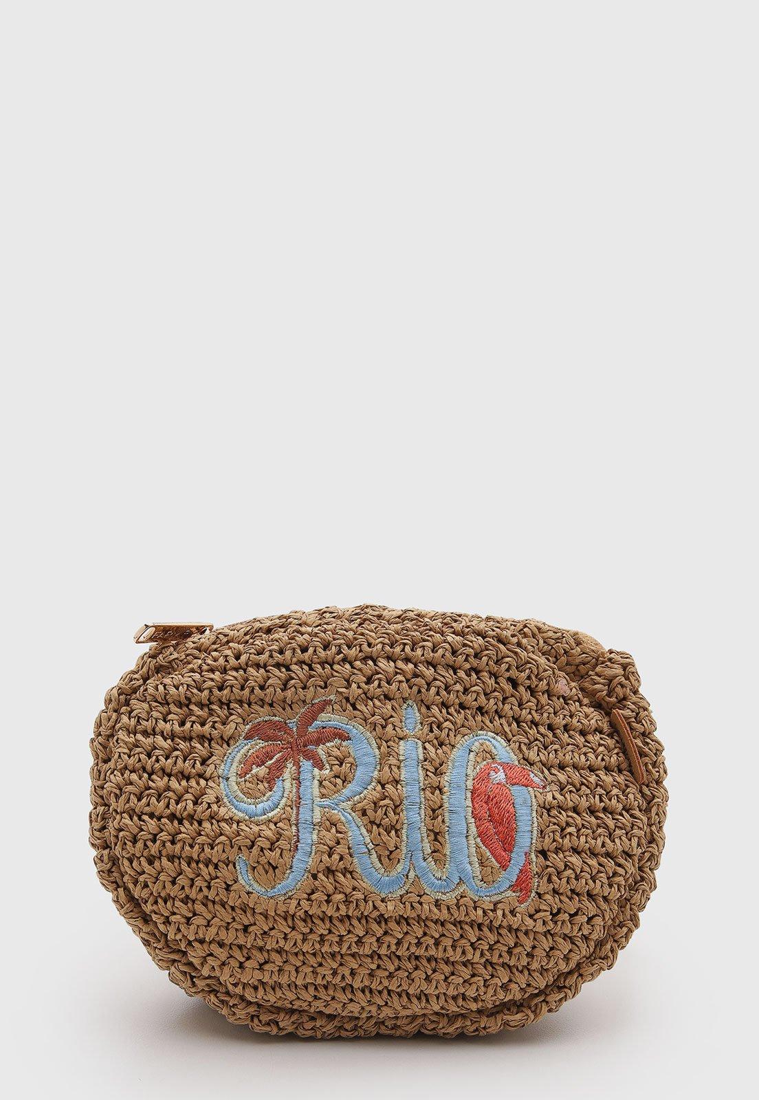 Bolsa FARM Crochê Chuchu Rio Bege