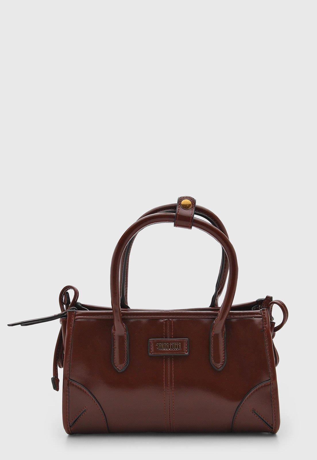 Bolsa Feminina Santa Lolla Estruturada Marrom